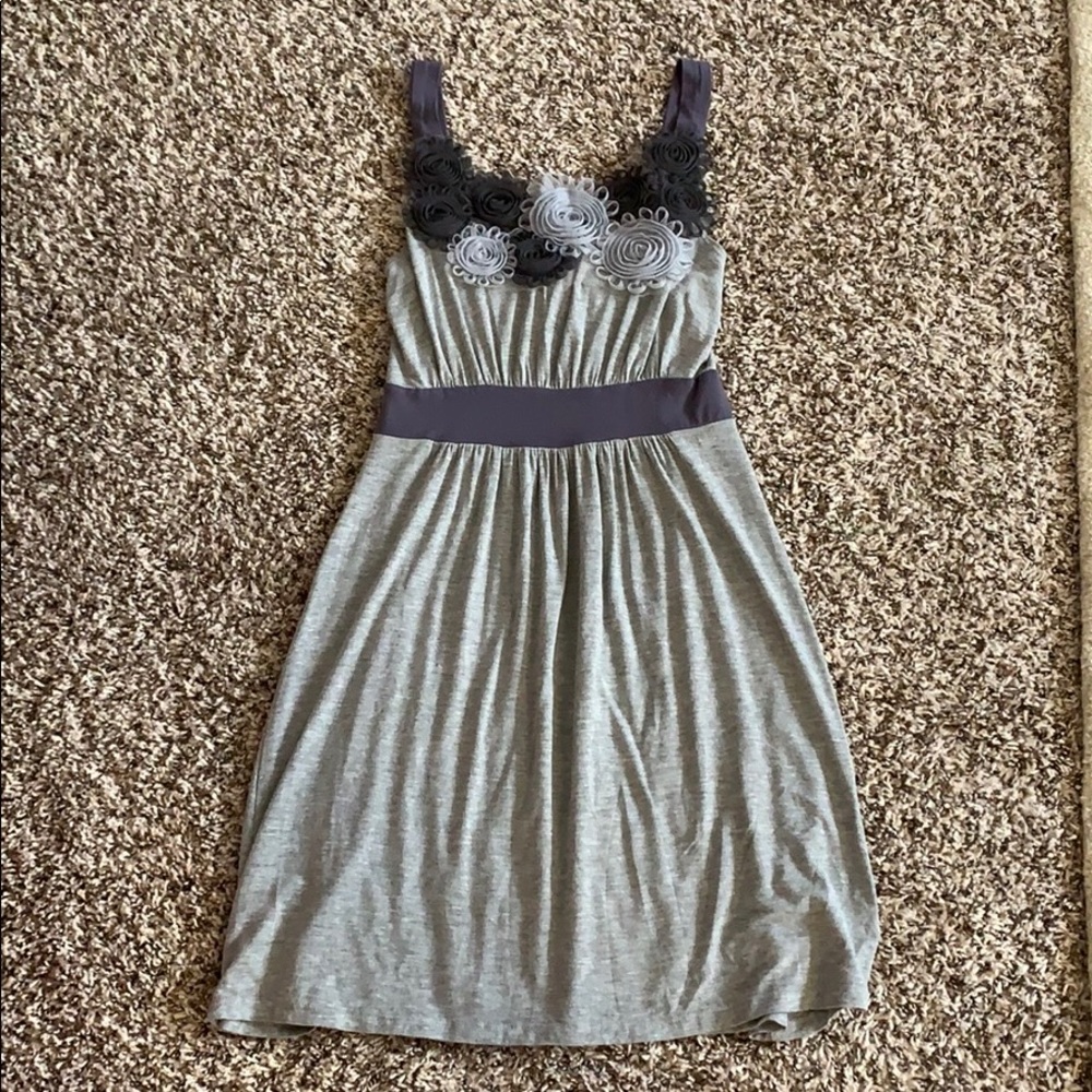 Gray tank dress